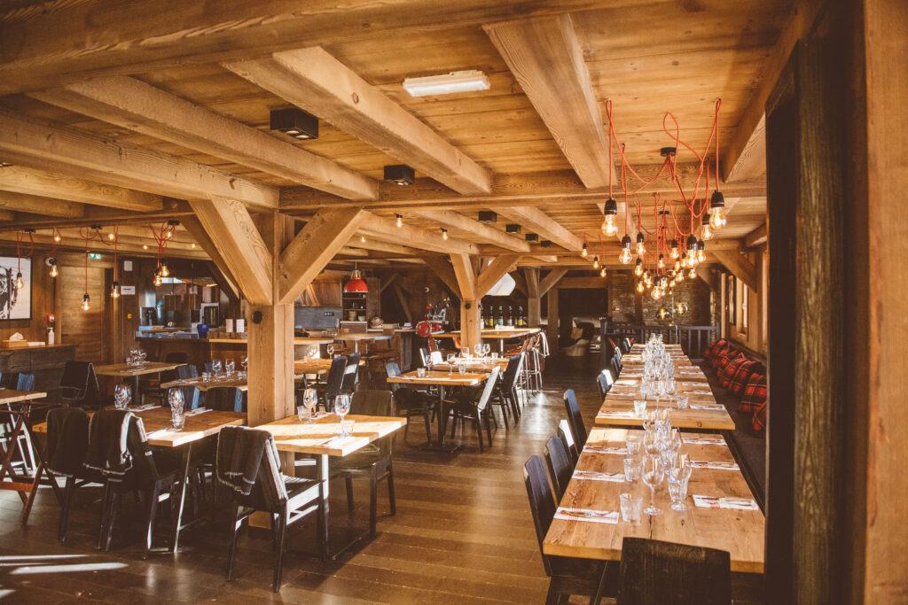 Salle de restauration - Alpette Megève